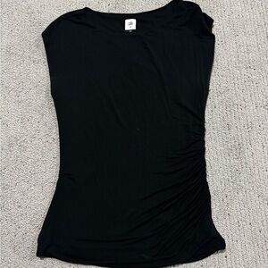 Cabi black scrunch side tank size Medium